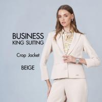 ราคา Guy Laroche แจ็คเก็ต ทำงานking suiting ผู้หญิงทรงสั้น แขนยาว สีเบจ GBB2BE (28568789330)