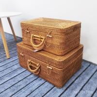 ราคา กระเป๋าเดินทาง Yamato Handmade Huafei หวายทอถัก Sutra กล่องเก็บกระเป๋าเดินทางกล่องหวาย HPPZ (44503071819)