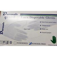 ราคา ถุงมือยางสีขาว DURASAFE SIZE S,M,L.100 ชิ้น ชนิดไม่มีแป้ง (4562227570)