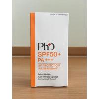 ราคา PhD UV PROTECTION water resistant SPF50+ PA+++ 50 ml. / พีเอชดี ยูวี โพรเท็คชั่น วอเตอร์ รีซิสแตนท์ SPF50+ PA+++ 50 มล. (878937060)