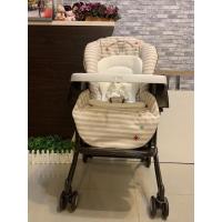 ราคา เก้าอี้ไฮแชร์สารพัดประโยชน์ ยี่ห้อ Aprica สีน้ำตาลครีมปักลายหมีพร้อมเบาะรองสำหรับเด็กเล็ก (9647938677)