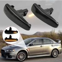 ราคา [ส่งฟรี] ไฟเลี้ยววิ่ง LED ไฟเลี้ยวแต่งแก้มข้าง MITSUBISHI Lancer EX / MIRAGE /ATTRAGE (3289218780)