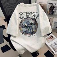 ราคา 【สาวอวบ】✨เสื้อยืดคู่รัก เสื้อยืด แขนสั้น ใส่สบาย ลายการ์ตูน เสื้อยืดคอกลม oversize แฟชั่นเกาหลี (28341622760)