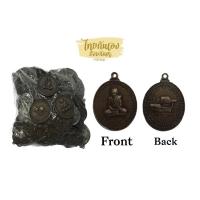ราคา เหรียญหลวงปู่ฝั้น หลวงปู่มั่น เหรียญสมเด็จโต เหรียญหลวงปู่ผ่าน แพ็คละ 100 เหรียญ ใช้เป็นของที่ระลึก ทำจากโลหะขนาด 1 นิ้ว (8000750144)