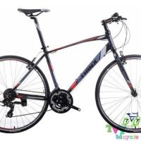 ราคา TrinX จักรยานไฮบริด รุ่น FREE 1.0 size 46 (สีดำ/เทา/แดง) (310300825)