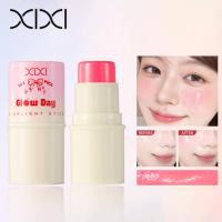 ราคา XIXI Glossy Blush Stick - น้ําหนักเบา Moisturizing Smooth การเม็ดสีสูงสไตล์เกาหลี Natural Rose Pink Blush D850 (45853912934)