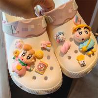 ราคา ฟิกเกอร์การ์ตูนชินจัง สําหรับตกแต่งรองเท้าแตะ Crocs DIY (25015926975)