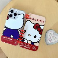 ราคา การ์ตูน 3D Flip Notebook Kuromi Melody สําหรับ iPhone 16 15 14 13 Pro Max สําหรับ iPhone 14 15 16 Plus ซิลิโคนนุ่มผู้ถือโทรศัพท์ (41406435224)