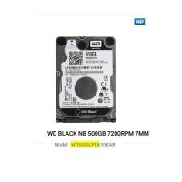 ราคา 500 GB HDD 2.5" (ฮาร์ดดิสก์ ) WD BLACK 7200RPM SATA3 (WD5000LPLX) (Pansonics) (2152090773)