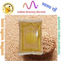 ราคา ถั่วแขกเม็ดลอกเปลือก เลนทิลขาวเต็มเม็ด 500 กรัม white lentil, urad dal whole, white urad 500g (20082543684)