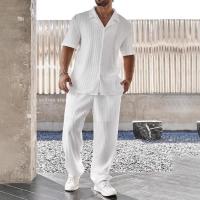 ราคา ชุดสูทผู้ชายสีทึบใหม่ปี2025 พร้อมเสื้อแจ๊คเก็ตแขนสั้นและกางเกง พกพาสะดวกสำหรับการใช้งานทุกวัน (40577958284)