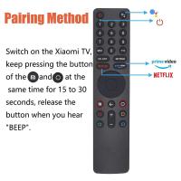 ราคา ควบคุม รีโมตคอนโทรล บลูทูธ XMRM-010 สําหรับ Xiaomi MI TV 4S Android Smart TVs L65M5-5ASP MI P1 32 MI Box (25433864990)