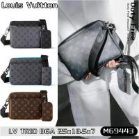ราคา LV Louis Vuitton Trio Messenger Bag/Men's Messenger Bag หลุยส์วิตตองกระเป๋าสะพายผู้ชาย M69443 (27927314861)
