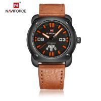 ราคา นาฬิกา Naviforce รุ่น NF9096M สีส้ม/น้ำตาล ของแท้ รับประกันศูนย์ 1 ปี ส่งพร้อมกล่อง #NF NF9096 (65601963)