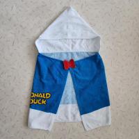 ราคา ผ้าขนหนูเด็ก ผ้าคลุมอาบน้ำเด็ก โดนัลด์ ดั๊ก (Donald Duck Kid Towel) Tokyo Disney Resort ของแท้ (12998155054)