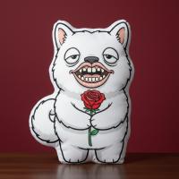 ราคา หมอนไดคัท พิมพ์2ด้าน ตุ๊กตาหมา หมอนสกรีนรูป Ugly Dog 3D Pillow Doll Samoyed ซามอยด์ (45304106783)
