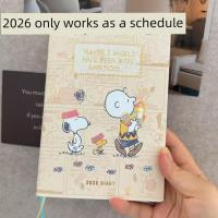 ราคา แพลนเนอร์ 2026 planner 2026 ใหม่ Snoopy Schedule Book Planner Notebook B6 สีหน้าด้านใน Student Note Weekly Plan (56804614278)