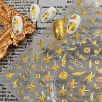 ราคา [GZ] Year Of The Horse New Year Pony Nail Art Accessories Stiers DIY Self กาวตกแต่งเล็บ Decals TH (45305856862)