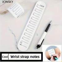 ราคา IONSKY Memo Pad, Planner Memo สมุดบันทึกวางแผนแบบใช้ซ้ําได้, แผ่นรองเขียนซิลิโคนอ่อนนุ่ม, สร้อยข้อมือตบกันน้ํา, วางแผนรายวัน (57905787083)