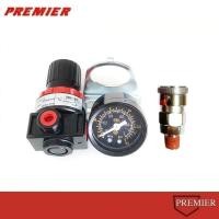 ราคา ตัวปรับแรงดันลม รุ่น AR-2000 หัวปรับแรงลม ขนาดเกลียว 1/4" (2หุน) AR2000 เกจ์วัดแรงดัน GAUGE (255892404)