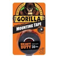 ราคา GORILLA เทปกาวสองหน้า กอริลล่า สีดำ Gorilla Double-Sided Mounting Tape Heavy Duty (6447853575)