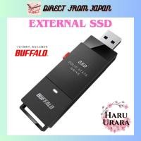 ราคา 【ส่งตรงจากญี่ปุ่น】 BUFFALO External SSD 1TB แบบพกพา USB 3.2 สีดำ (55555607878)