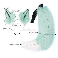 ราคา BDW หูหมาป่าและหางชุด Furry Foxes หูแถบคาดศีรษะหมาป่า Foxes หางฮาโลวีนสัตว์ชุดคอสเพลย์ผู้ใหญ่วัยรุ่น Ki (55150499787)