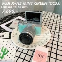 ราคา Davikah_Camerastore : กล้อง FUJI X-A2 Mint Green (เขียวมิ้น) พร้อมเลนส์ Kit 16-50 mm. (OC35) (4956409795)