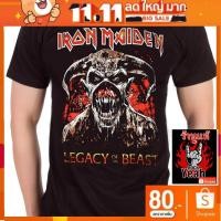 ราคา เสื้อวง Iron Maiden งานวินเทจ ผ้าร้อยแท้ วินเทจ ไอเอิร์นเมเดน ไอร่อน RCM1751 (5916159529)