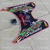 ราคา ราคาพิเศษ แผ่นยางวางเท้า สีชมพู สำหรับ Honda scoopy-i ลายเดวิล (5677808443)