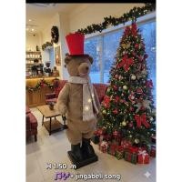 ราคา ตุ๊กตาหมี ขยับได้ มีเพลง ใช้ปลั๊กเสียบ มี2 ขนาด1.1 เมตร และ 1.5เมตร (41423476562)