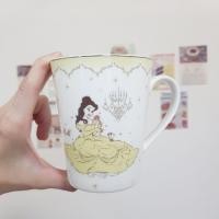 ราคา แก้วน้ำเซรามิกลายเจ้าหญิงเบล beauty and the beast ของแท้ มือ2 (48554230542)