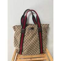 ราคา GUCCI canvas Tote bagมือสอง (19483197646)