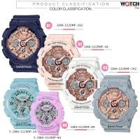 ราคา Casio G-Shock นาฬิกาข้อมือผู้หญิง สายเรซิ่น รุ่น สายเรซิ่น รุ่น GMA-S120MF Series (2603824773)