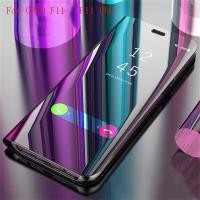 ราคา OPPO F11 Pro OPPOF11 F11Pro Case Clear View Mirror Leather Phone Case OPPO F 11 Pro Flip Cover Stand Casing (29190662224)