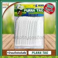 ราคา ป้ายชื่อติดต้นไม้ PLANA TAG (100 ชิ้น/แพ็ค) ป้ายแท็กต้นไม้ Tag PVC ป้ายชื่อติดถาดเพาะกล้า ป้ายชื่อปลูกผัก กระถางต้นไม้ (9083287472)