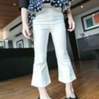 ราคา พร้อมส่งชุดเด็ก กางเกงผ้า ขาบาน สีขาว (16943860)