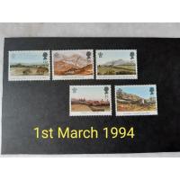 ราคา แสตมป์ UK GB 5V MNH 1st มีนาคม 1994 (50451931842)