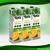 ราคา น้ำผลไม้ น้ำส้มเขียวหวาน ทิปโก้ 1000 มล. (แพ็ค3กล่อง) Fruit Juice Tangerine Juice Tipco (11399211058)