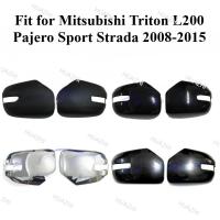 ราคา HZ Mitsubishi Triton L200 Pajero Sport Strada 2008-2015 ฝาครอบปีกกระจกมองหลังด้านข้าง (มีไฟเลี้ยว) (50901948731)