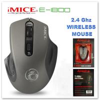 ราคา IMICE E-1800 2.4 G Optical Wireless Mouse Computer Gaming Ergonomic 1600 dpi Adjustable For PC Desktop Laptop (720964367)
