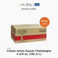 ราคา JJGLASS - (Ocean) 1501S05 Saucer Champagne 4 3/4oz. (135ml.) [1 กล่อง (6 ใบ)] แก้วแชมเปญซอสเซอร์ (14858047154)