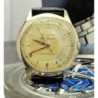 ราคา นาฬิกาวินเทจ Bulova 23 Jewels Selfwinding White Sountrack Dial Original Watch Vintage White Gold 10KT (7134512261)