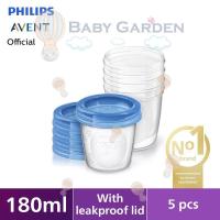 ราคา Philips Avent SCF618/10 ถ้วยเก็บน้ํานมแม่ ที่เก็บน้ํานมแม่ 5 ชิ้น 180 มล. (40922067338)