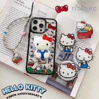 ราคา สําหรับ iPhone 16 Pro Max 14 Plus 15 13 12PM 11 แม่เหล็กไร้สายชาร์จสีสัน Hello Kitty รูปแบบ TPU เคสป้องกันน่ารักขาตั้ง Dirt Resistance ฝาครอบกันกระแทก (24196815588)