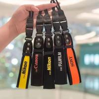 ราคา Reflex Camera Hand Strap Adjustable Quick Release Wrist Strap Neoprene for Camera Sony Canon Nikon Fujifilm DSLRs Mirror (26469547898)