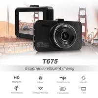 ราคา กล้องติดรถยนต์ Full HD 1080P WDR จอ 3 นิ้ว ความละเอียดสูง รุ่น T675 (5414452253)