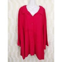 ราคา เสื้อเชิ้ตสีแดง อก -60 ยาว 32 นิ้ว (3239675479)