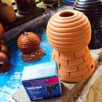 ราคา โอ่งน้ำล้น ทรงขดหอย พร้อมฐาน พร้อมปั้ม AP1200 (ได้ 3 ชิ้น) โอ่งน้ำล้นดินเผา ตกแต่งอ่างปลา ตกแต่งสวน (44463877895)