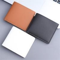 ราคา กระเป๋าสตางค์ หนัง Pu ใบสั้น แบบบาง ขนาดเล็ก สีดํา สไตล์วินเทจ สําหรับผู้ชาย (23036736959)